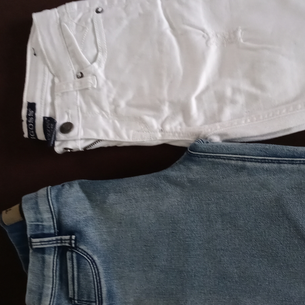Girl size 6x jeans Vigoss, Twelve R Blue Jeans, White Jeans